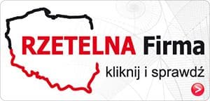 Certyfikat Rzetelna Firma Mistal Bramy Henryk Miś